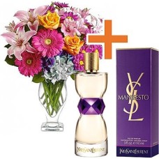 Manifesto Perfume by Yves Saint Laurent + Flowers (Curated)